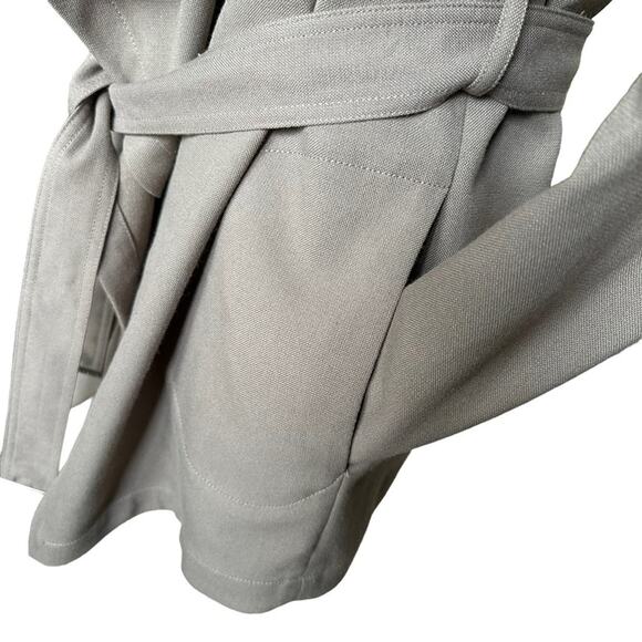 REVOLVE Soia & Kyo Sarie Draped Hooded Jacket Trench Coat Taupe XS Structured - Picture 8 of 16